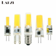 Load image into Gallery viewer, LARZI LED G4 G9 E14 Lamp Bulb AC/DC Dimming 12V 220V 3W 6W 9W COB SMD LED Lighting Lights replace Halogen Spotlight Chandelier