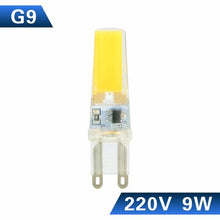 Load image into Gallery viewer, LARZI LED G4 G9 E14 Lamp Bulb AC/DC Dimming 12V 220V 3W 6W 9W COB SMD LED Lighting Lights replace Halogen Spotlight Chandelier