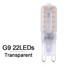 Load image into Gallery viewer, G4 G9 LED Lamp 3W 5W Mini LED Bulb AC 220V DC 12V SMD2835 Spotlight Chandelier High Quality Lighting Replace Halogen Lamps